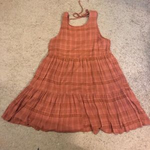 burnt orange american eagle dress, size medium